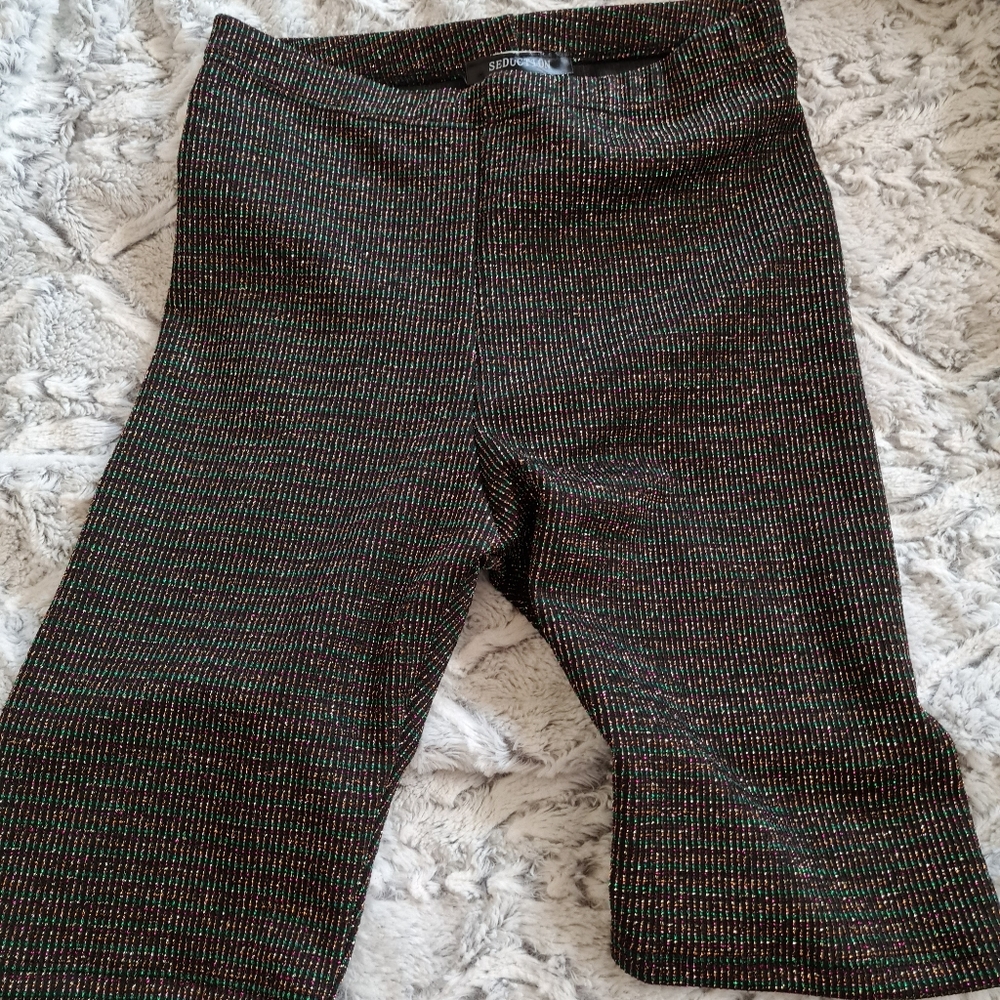 NWT Seduction Multicolor Biker Shorts Size Small